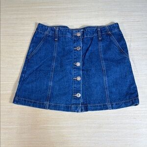 Forever 21 Blue‎ A-Line Mini Skirt